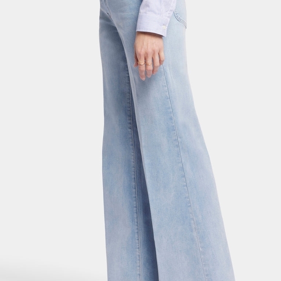 NYDJ Mia Palazzo Jeans With High Rise - Picture 3 of 8